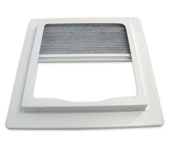 SLS1414B – S.RECREATION Skylight Blind, Sliding Venetian Shade Type Manual Operated Square 14 Inch Length x 14 Inch W...